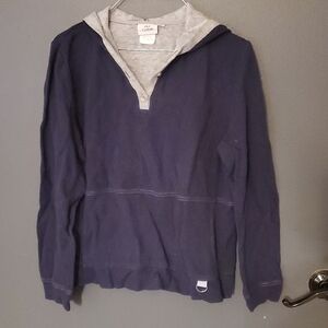 Hot Cotton Dark Blue Sweatshirt